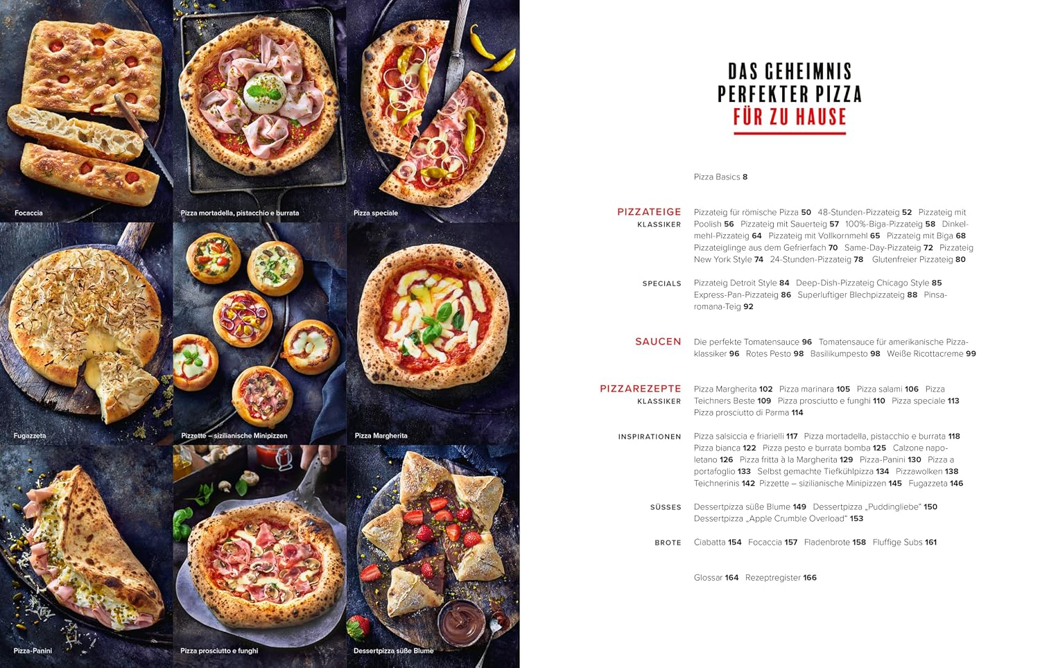 Innenansicht aus „Pizza Passion“ – Rezeptseite