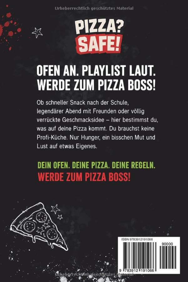 Innenansicht aus „Pizza? Safe!“ – Rezeptseite
